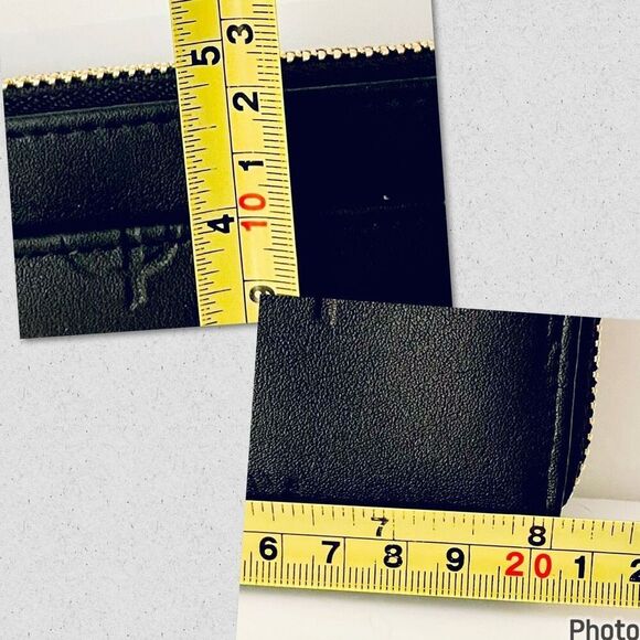 NWT Steve Madden Gorgeous BBENNI Black & Gold Zip All Around Wristlet Wallet - Picture 15 of 16